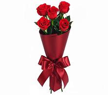 Букет 5 Красных роз Эдлесс Лав в Конаково