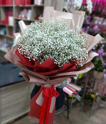 Букет цветов из: Гипсофила в Конаково
