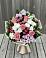 Букет цветов из: Альстромерии, Гвоздики, Розы и Хризантемы в Конаково