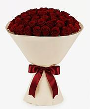 Букет 101 Бордовая роза Блэк Бакарра в Конаково