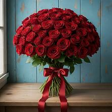 Букет Красные розы Блэк Меджик в Конаково