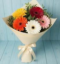 Букет цветов из:  Герберы #REPLACE_PRED# Конаково
