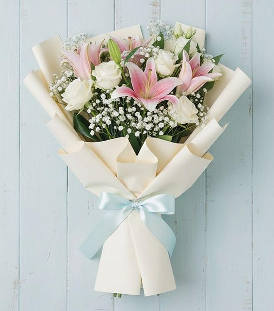 Букет цветов из: Лилии в Конаково