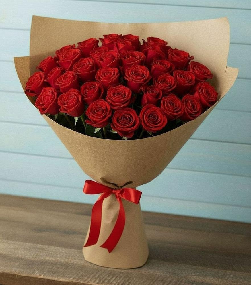 Букет Красные розы Милано в Конаково
