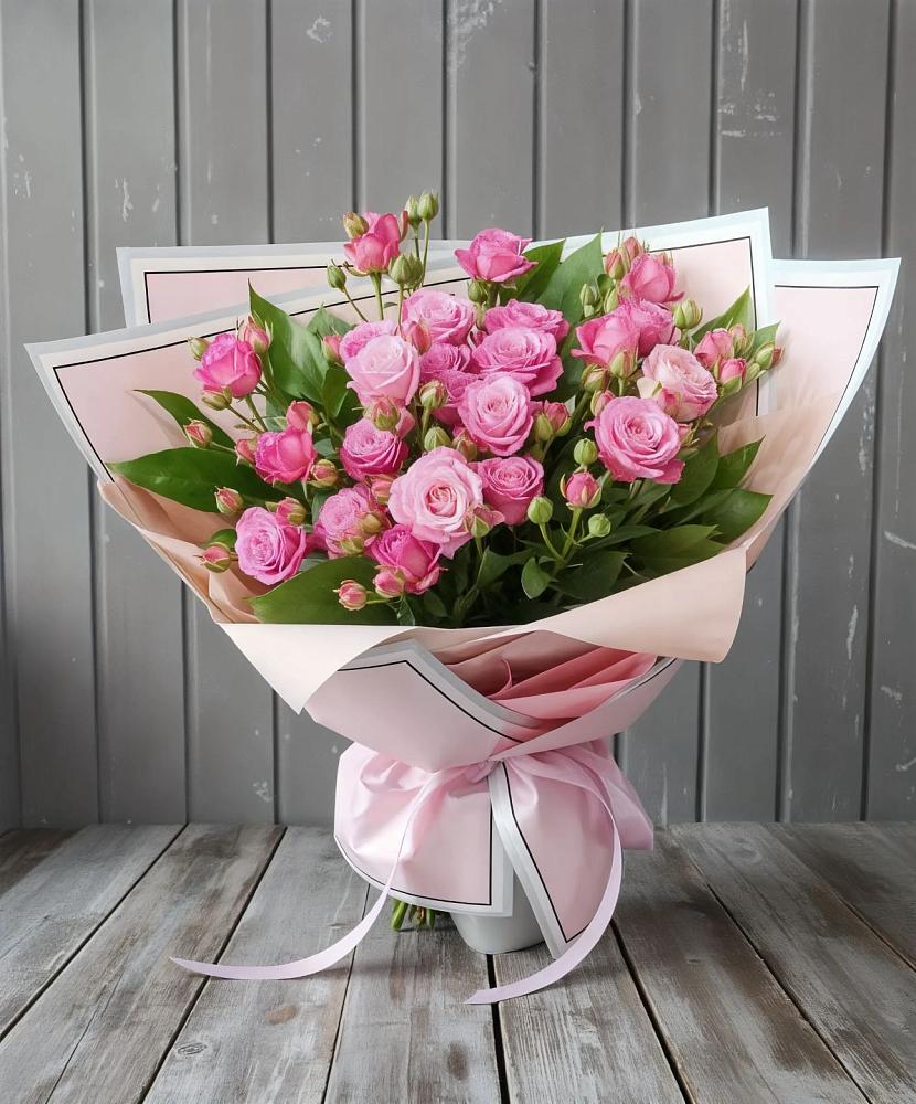 Букет Розовый кустик в Конаково