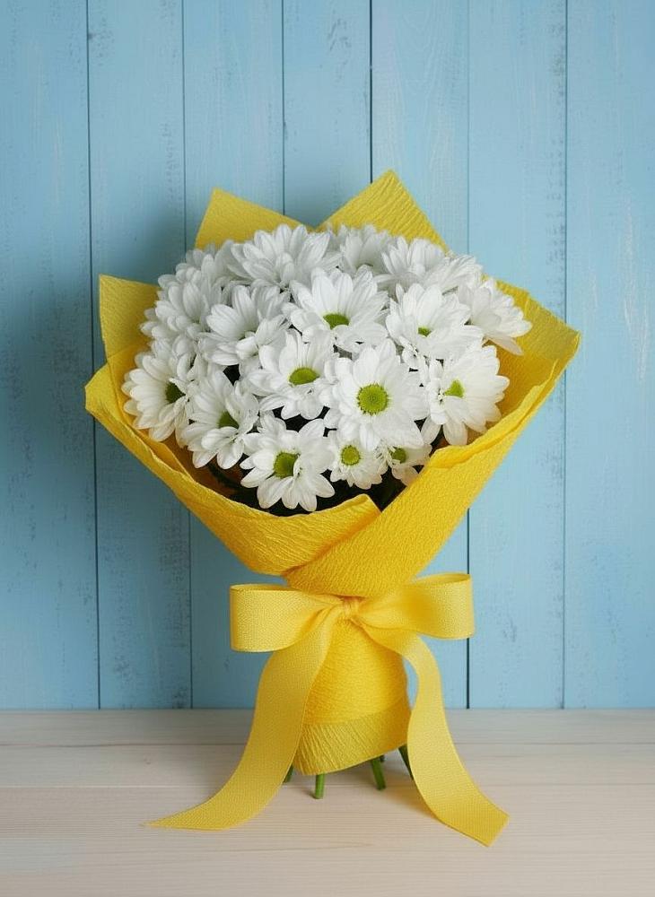 Букет цветов из: Хризантемы в Конаково