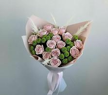 Букет цветов из:  Розы и Хризантемы в Конаково