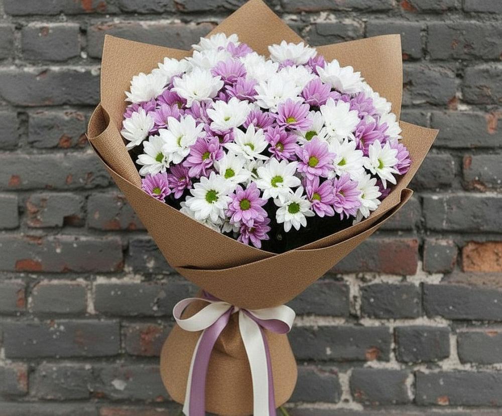 Букет цветов из: Хризантемы в Конаково