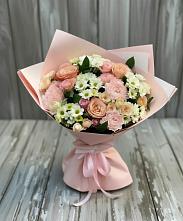 Букет цветов из:  Гвоздики, Розы и Хризантемы #REPLACE_PRED# Конаково