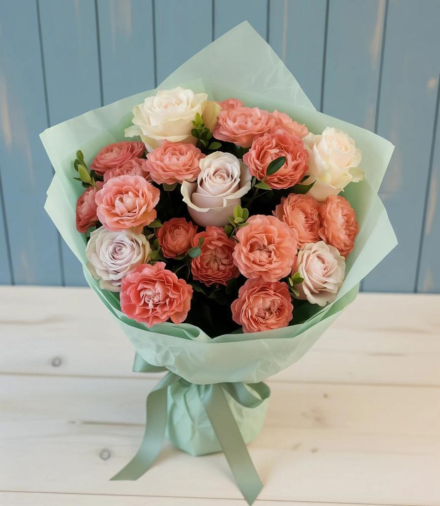 Букет цветов из: Розы в Конаково