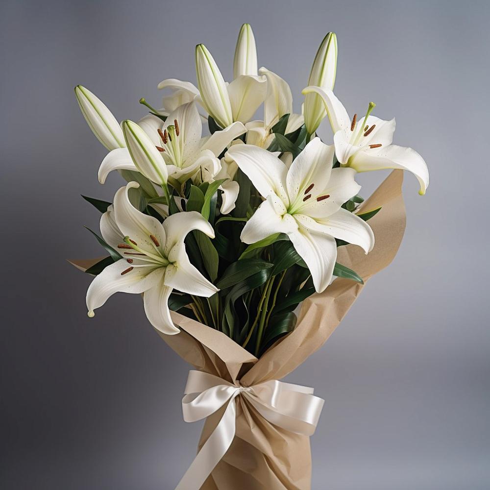 Букет цветов из: Лилии в Конаково