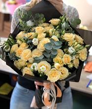 Букет цветов из:  Розы и Лизиантусы #REPLACE_PRED# Конаково