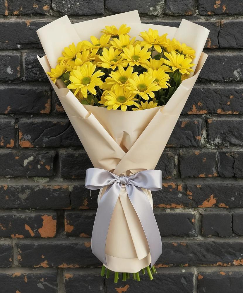 Букет цветов из: Хризантемы в Конаково