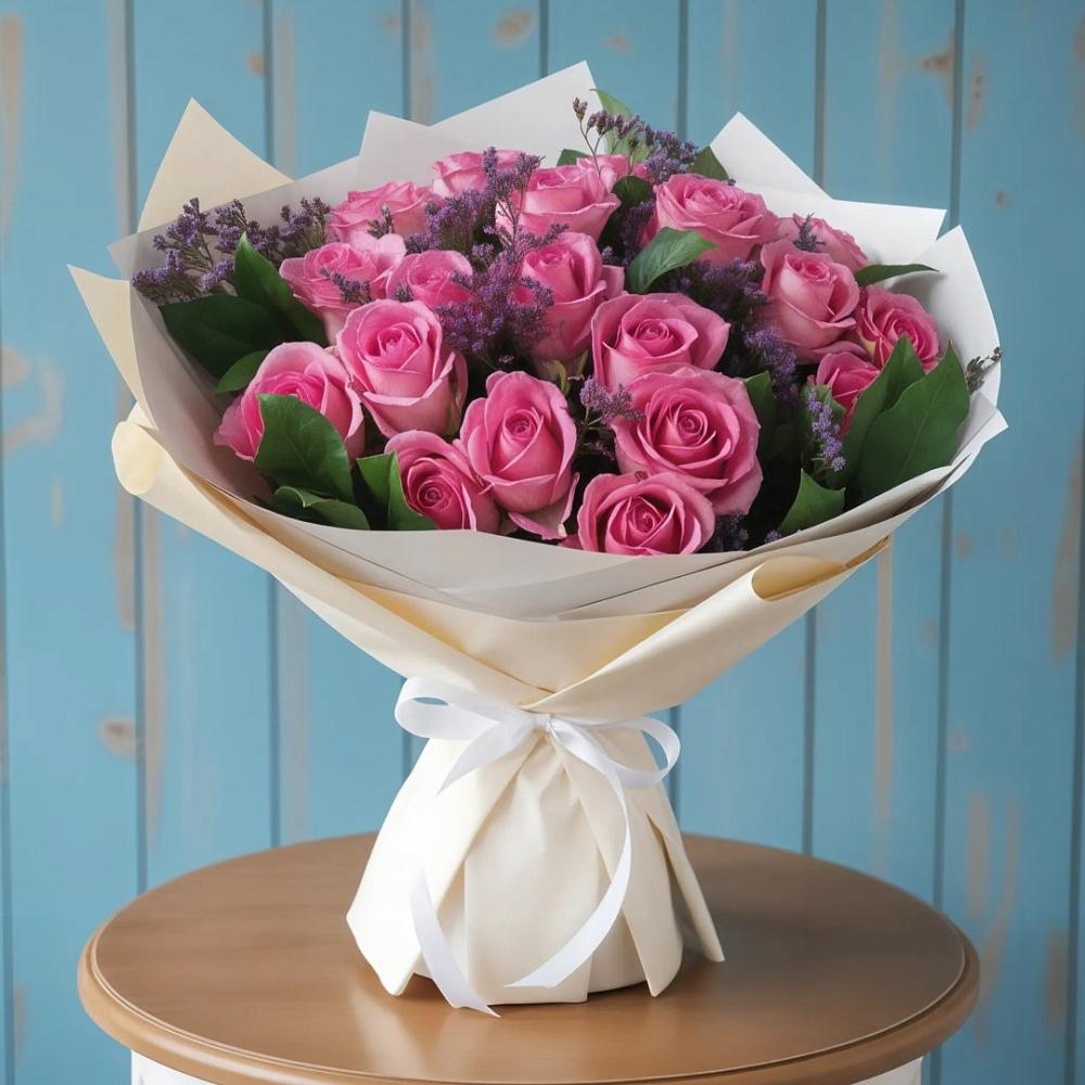 Букет цветов из: Розы в Конаково