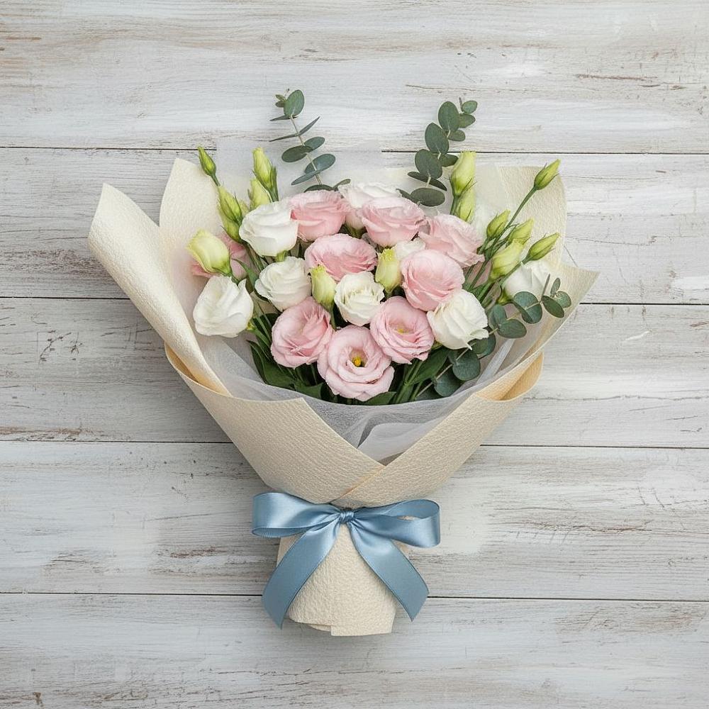 Букет цветов из: Лизиантусы в Конаково